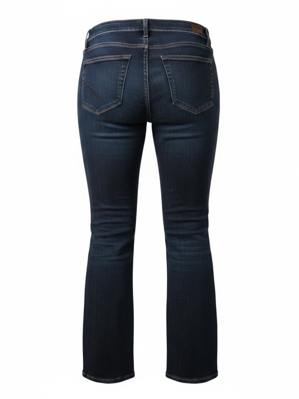 PAIGE Manhattan Bootcut Jeans Dark Wash Low-Mid Rise Size 29 (Measures 30) - Picture 2 of 8